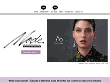 Tablet Screenshot of mode-accessories.com